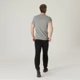 DOMYOS Pánske tričko 500 na cvičenie sivé 2XL · záber 2