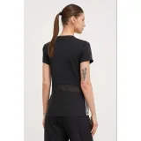 Dámske tréningové tričko s krátkym rukávom ADIDAS HYGLM T BLACK WHITE · záber 4