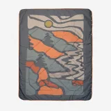 QUECHUA Hrejivá kempingová prikrývka 3 v 1 175 × 135 cm oranžová bez · záber 1