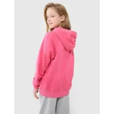 Dívčí mikina s kapucí 4F JUNIOR SWEATSHIRT F1478-54S-PINK · záber 4