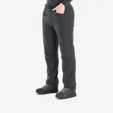 QUECHUA Pánske turistické nohavice NH100 vodoodpudivé do -18 °C sivé M (L33) · záber 1