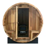 Finska sudová sauna inSPORTline Viduor 600 - cédrové drevo Variant s elektrickými 6 kW kachlami · záber 4