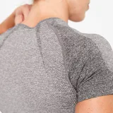 DOMYOS Dámsky crop top 900 na fitnes bezšvový sivý XL · záber 2