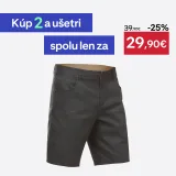 QUECHUA Pánske turistické šortky NH500 Regular S-M · záber 1