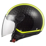 LS2 OF558 Sphere Lux Crush Black H-V Yellow - XXL (62-63) · záber 3