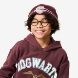 DOMYOS Detská úpletová čiapka Harry Potter bordová bez · záber 2