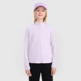 Dívčí slim fleece se stojáčkem - fialový · záber 1