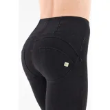 Női jeggings nadrág FREDDY WR.UP® skinny high waist push up jeggings in organic fabric-Black · záber 4