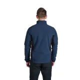 Pánská turistická fleece mikina se zipem NORTHFINDER FULVIO-612navyblack · záber 4