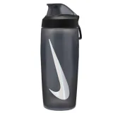 Láhev NIKE REFUEL BOTTLE LOCKING LID ANTHRACITE BLACK SILVER IRIDESCENT · záber 1