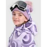 Dievčenská lyžiarska bunda 4F JUNIOR TECHNICAL JACKET F0826-4FJWAW25TTJAF0826-90A-MULTICOLOUR ALLOVER · záber 2