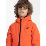 Chlapecká lyžařská bunda 4F JUNIOR TECHNICAL JACKET-JAW23TTJAM298-70S-ORANGE · záber 5