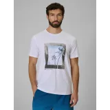 Pánské tričko s krátkým rukávem 4F TSHIRT M3034-10S-WHITE · záber 2
