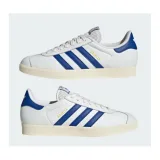 Pánská vycházková obuv ADIDAS ORIGINALS Gazelle core white team royal blue cream white · záber 4