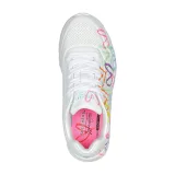 Dívčí rekreační obuv SKECHERS Uno Lite Spread The Love K white · záber 4