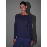 Dámské běžecké tričko s dlouhým rukávem 4F LONGSLEEVE FNK-WSS25TFLOF332-22S-ANTHRACITE · záber 4