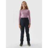 Dívčí lyžařské softshellové kalhoty 4F JUNIOR TROUSERS FNK-JAW23TFTRF355-21S-BLACK · záber 2