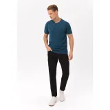Pánské tričko s krátkým rukávem VOLCANO HUBRIS-603-TURQUOISE · záber 4