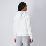 Champion Big Logo Slim Fit női kapucnis pulóver White - Méret: L | Szín: Fehér | Tömeg: 0,51 g · záber 2