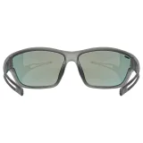 Cyklistické okuliare UVEX brýle Sportstyle 806 Smoke Matt Mirror Red · záber 4