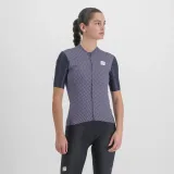 Dámský cyklistický dres s krátkým rukávem SPORTFUL Checkmate w jersey, galaxy blue chalck violet · záber 2
