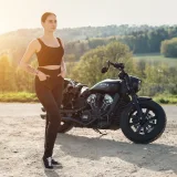Dámske moto legíny W-TEC Noposum s aramidom Farba čierna, · záber 2