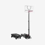 KIPSTA Skladací basketbalový kôš B500 Box so stojanom a priehľadnou doskou 240 – 305 cm bez · záber 1