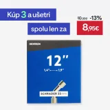 DECATHLON Duša 12'' s profilom od 1,4 do 1,9 zahnutý ventil Schrader bez · záber 1