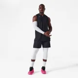 TARMAK Pánske 3/4 basketbalové spodné nohavice NBA TIGHT 900 biele S (W30 L33) · záber 2