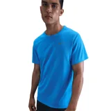 Pánske bežecké tričko s krátkym rukávom NIKE M NK DF UV MILER SS BLUE HERO REFLECTIVE SILV · záber 1