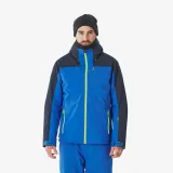 WEDZE Pánska lyžiarska/snowboardová bunda JKT500 modro-čierna L · záber 1
