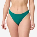 DECATHLON Spodný diel dámskych plaviek Naïs typu string zelený M-L · záber 1