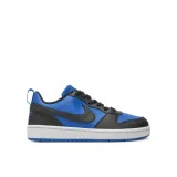 Chlapecká rekreační obuv NIKE Court Borough Low Recraft GS game royal black white · záber 1