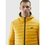 Pánská turistická bunda 4F DOWN JACKET-AW23TDJAM242-20S-DEEP BLACK · záber 4