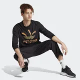 Pánské tričko s dlouhým rukávem ADIDAS ORIGINALS TS FIRE LS TEE-IL5196-black · záber 4