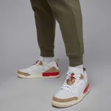 Pánske zateplené tepláky NIKE JORDAN BRK FLC PANT 222 KHAKI · záber 5