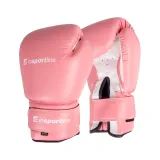 Boxerské rukavice inSPORTline Ravna Farba ružovo-biela, · záber 1