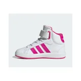 Dievčenská rekreačná obuv ADIDAS Grand Court Mid K cloud white shock pink grey two · záber 3