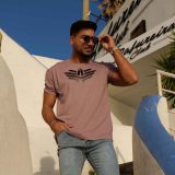 Férfi sportpóló Iron Aesthetics Break, fáradt rózsaszín · záber 2
