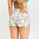 DECATHLON Dámske plážové šortky Tiny Belly biele L-XL · záber 2