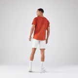 KUIKMA Pánske tenisové tričko Dry s krátkym rukávom GM hnedé M · záber 2
