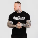 Тениска Beam Black - GymBeam - Тегло: 0,22 g | Опаковка: 100 · záber 1