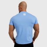 Pánske fitness tričko Iron Aesthetics Boxed, modré · záber 4