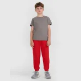 Chlapecké oversize hladké tričko - šedá · záber 2