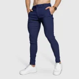 Strečové nohavice Iron Aesthetics Excellence, navy · záber 1