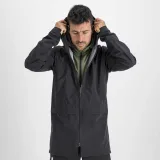 Pánská cyklistická bunda s kapucí SPORTFUL Metro hardshell, black · záber 4