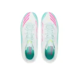 Chlapčenské futbalové kopačky outdoorové ADIDAS F50 Messi Club Jr FG MG cloud white lucid pink flash aqua · záber 3
