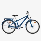 BTWIN Detský mestský bicykel Hoprider 900 9 – 12 rokov tmavomodrý 24" · záber 1