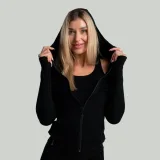 Дамски суичър с цип MERINO I Black - STRIX · záber 1