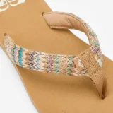 ROXY Dámske žabky Porto Raffia béžové 37 · záber 2